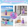 Rowjoy Children's Bath Poncho, Beach Towels, Microfibre, Quick Drying Bathrobe