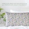 Elegant Comfort Ultra Soft Set of 2 Floral Print Pillowcases