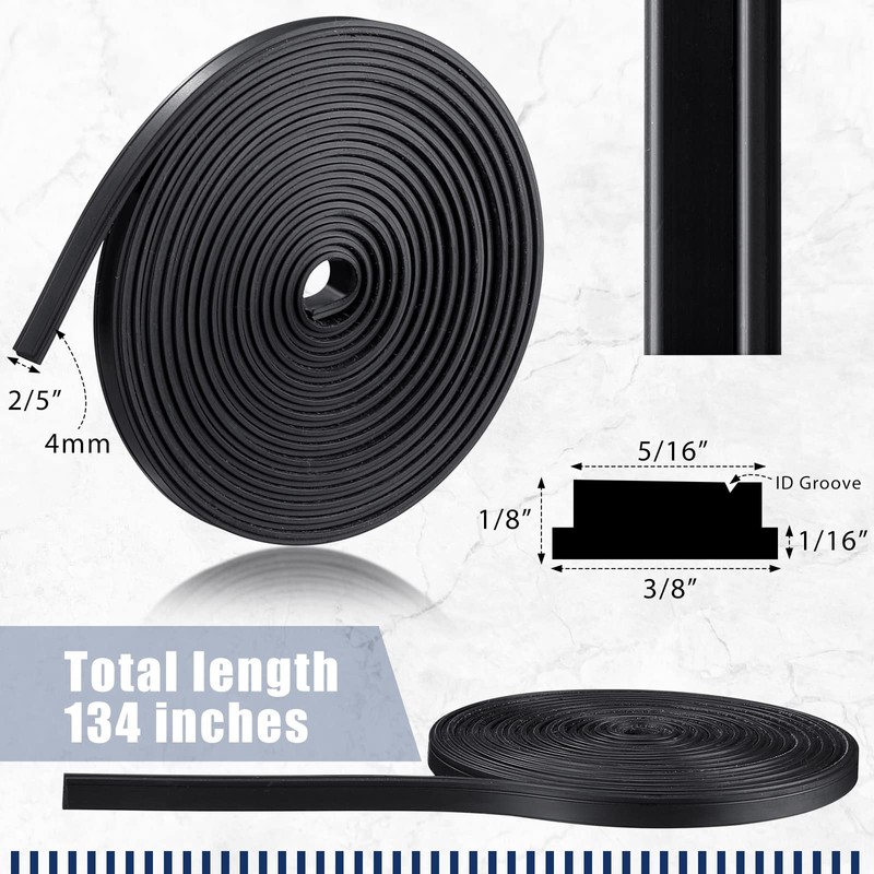 Tondiamo Magnetic Strips for Shower Door 134 Inches Flexible Magnetic