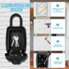 PZJFH Key Safe Lock Box Outdoor Hangable Weatherproof Portable Lock