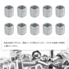 10pcs Threaded Nuts Insert Nuts Thread Reducer Nuts Stainless Steel
