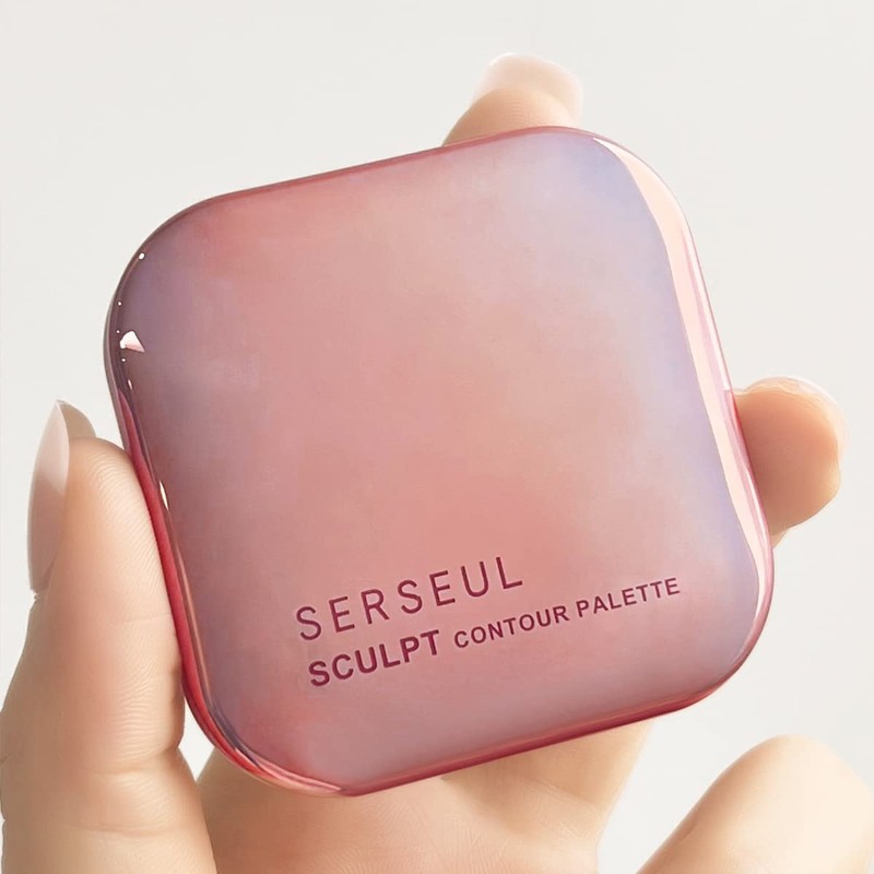 Serseul Matte Contour Powder Palette, 3 Shades - Milk Tea