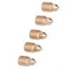 5Pcs 3D Printer Brass Nozzles Tight Connection Heat Resistant 500℃