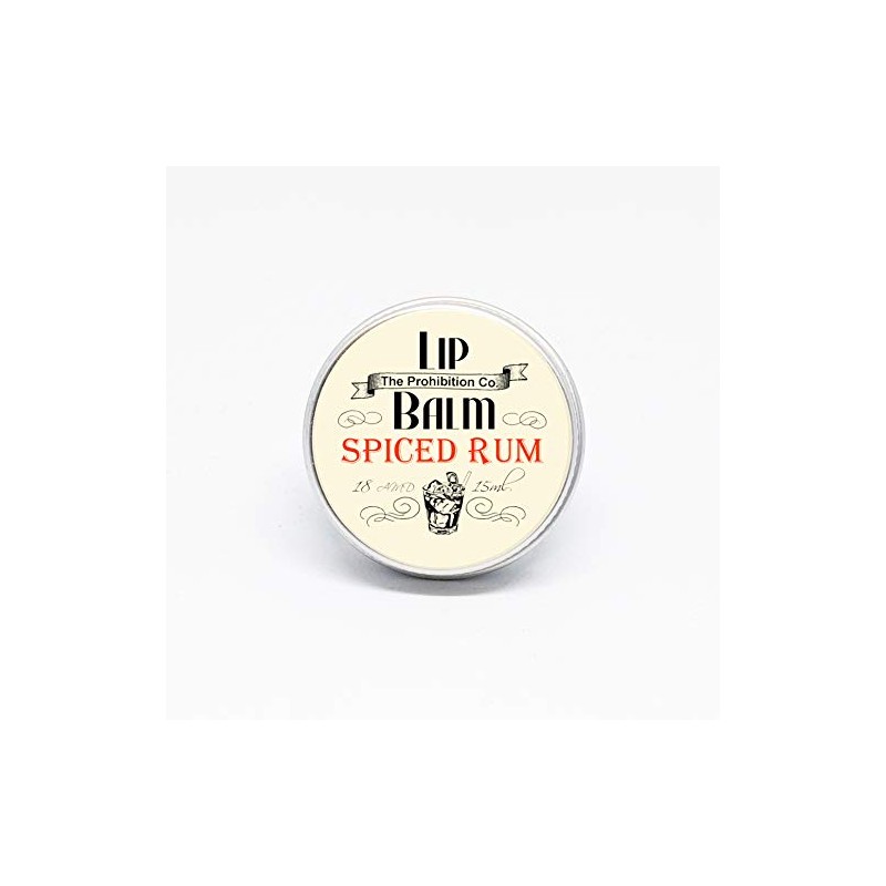 Spiced Rum Lip Balm, Vegan friendly 15ml Tin