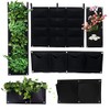 tooloflife Wall Hanging Planter Bags Plant Bag Flower Bag Black
