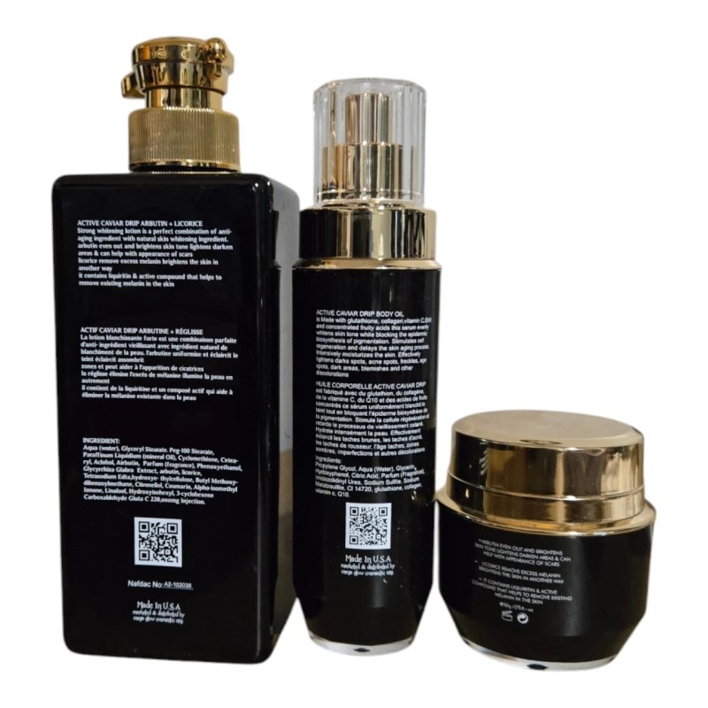 CAVIAR Active caviar drip Arbutin Licorice Lotion, Oil, face Cream.