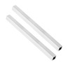 TA-VIGOR 2Pcs 6063 Aluminum Square Tube, 25mm x 25mm x