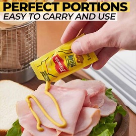 Zeust Individual Condiment Packets Variety Pack 200-Count - 50 Packs of Each: Ketchup Packets, Relish Packets, Mayo and Mustard Packets Single Serve - Mini Travel Condiments Combo for BBQ, Picnic, Parties