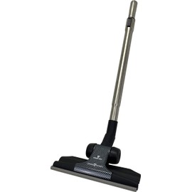 Wessel-Werk Ultra-Thin RD285 Designation Vacuum Floor Brush Attachment with Adjustable Stainless Steel Vacuum Extension Wand, for Hardwood and Carpet, fits 1.25inch (32mm)