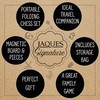 Jaques of London Magnetic Chess Set | Travel Chess Set