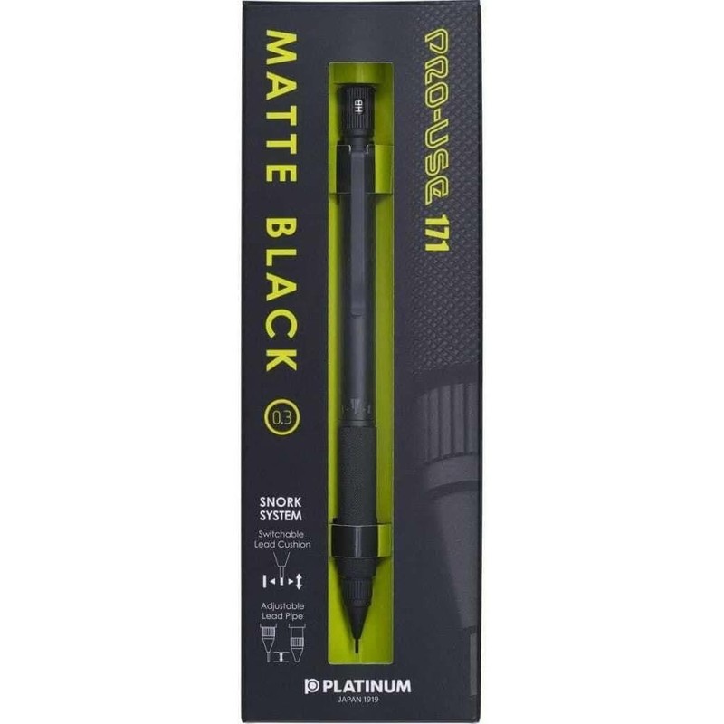 PLATINUM Pro Use 171 Portaminas Negro mate 0,3 mm MSDA-2500A
