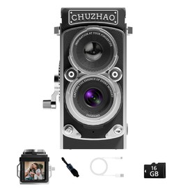 Joytrip Joytrip Retro Mini Digital Camera - Black - 12MP & 1080P FHD Video - Point-and-Shoot - Digital Camera