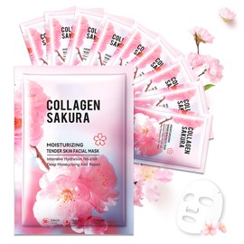 10PCS Face Masks Variety Set,Lightweight Long Lasting Hydrating Sheet Mask,Moisturizing Face Masks Set,Facial Mask Gift Set Suitable for All Skin Types 14