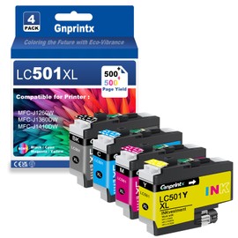 LC501XL LC501 Ink Cartridge Compatible for Brother MFC-J1360DW Printer