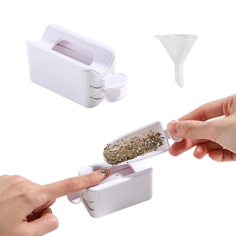 GZSYY Nail Dip Dipping Powder Recycling Tray System Dipping Powder