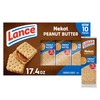 Lance Sandwich Cookies, Nekot Peanut Butter, 10 Individually Wrapped Packs,