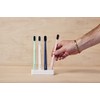 Boka Classic Manual Toothbrush with Extra Soft Activated-Charcoal, Tapered Bristles,