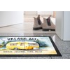 SpecialMe® Doormat Camping Saying Urlaub ist da wo wir parken
