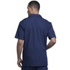 Cherokee Workwear Scrubs Men's Zip Front Jacket, Navy, 4X-Large