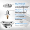 3 in 1 Kitchen Sink Drain Strainer & Sink Stopper,