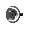 Deda Elementi Unisex's Flat Top Cap & Bolt, Black, 1