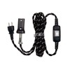Koizumi KBK-7080 Kotatsu Cord with Intermediate Switch, Black