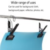 KAGYOKU Backdrop Spring Clamps With Hook- 4 Pack of 4"