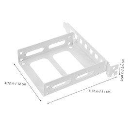 OSALADI 2.5in Ssd Adapter Tray Metal Bracket Rear Case Pci Slot Bracket for Hard Drive Mounting