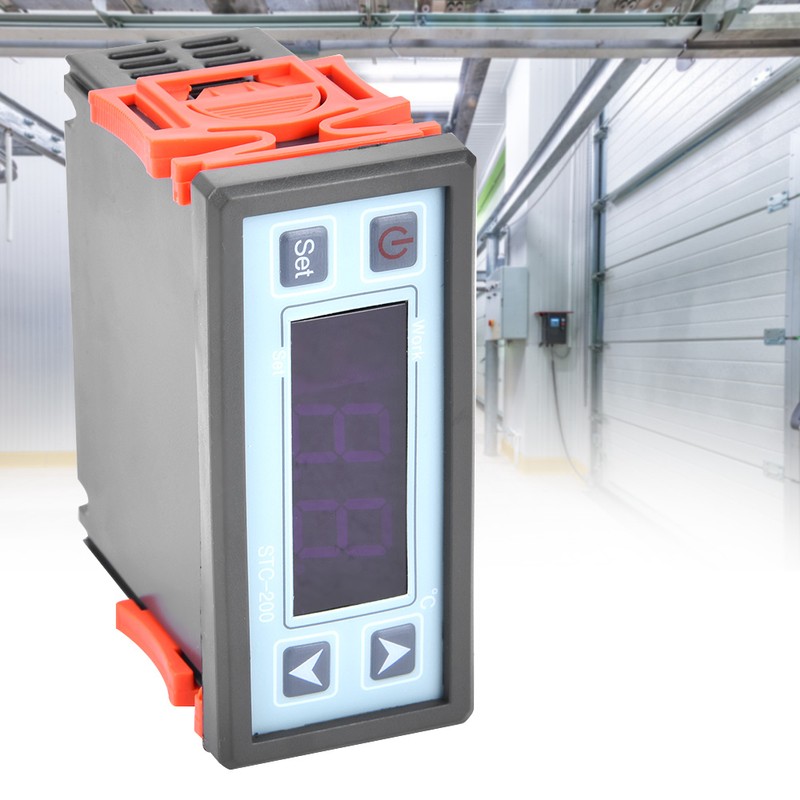STC‑200 Digital Microcomputer Thermostat Temperature Controller with Refrigeration Heating