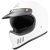 Bogotto FF980 Caferacer Cross Helmet (Matte White, XS)