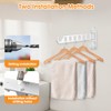 mizikuu Foldable Coat Hook, Wall Clothes Rack, Folding Hook, 180°
