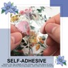 Modixun 160pcs Flower Plant Stickers, 20 Patterns PET Transparent Decorative