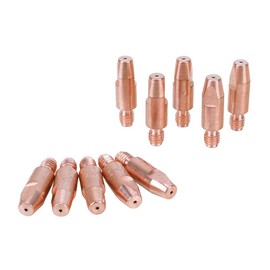 Bossweld Binzel Style Contact Tip, 0.9mm x M6 x 8mm dia x 28mm Long (10 Pieces)