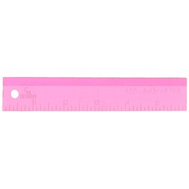 CM Designs Ruler 6" Add-A-Quarter Pink CMDesignsRuler6AddAQuarterPink, 6"