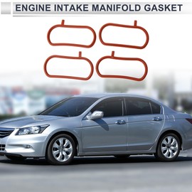 RATCHROLL Engine Intake Manifold Gasket for Honda Accord 2018-2025 Intake Manifold Sealing Gasket for Honda Civic 2016-2024 No.171055AA004 Rubber 4 Pcs