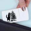 'Cat Wrecking Christmas Tree' Pill Box with Tablet Splitter (PI00032330)