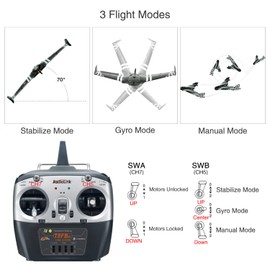 Radiolink Byme-D 3K Stabilizer Flight Control Gyroscope 3D Flight FC for Delta Wing Paper Plane SU27 F22