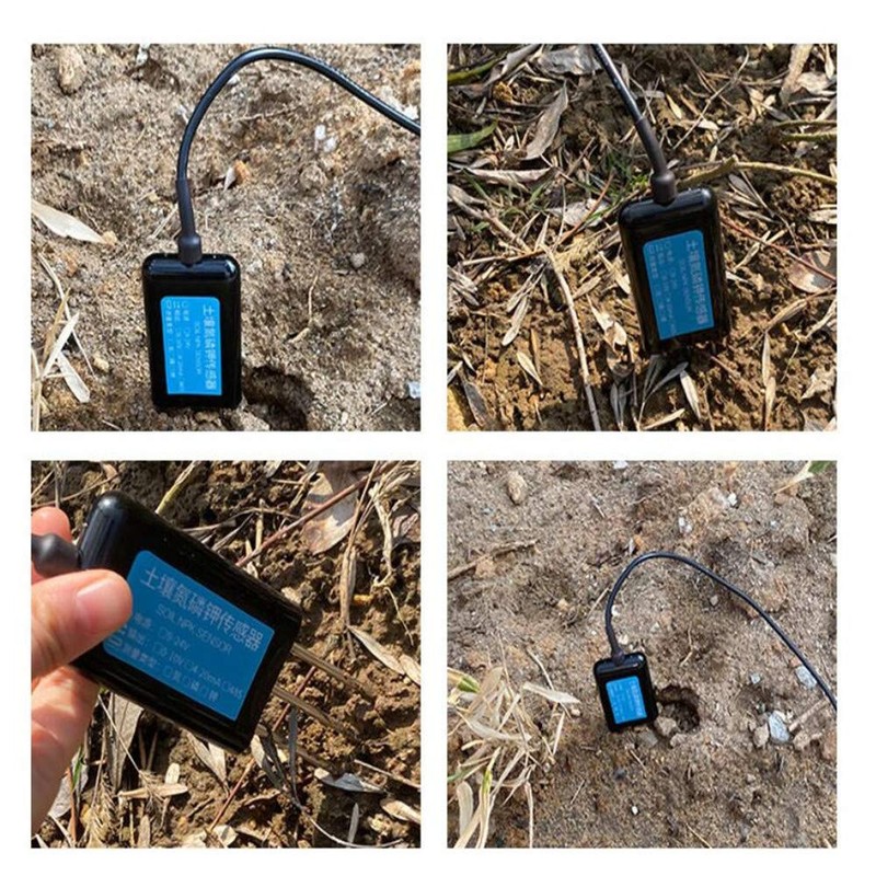 Taidacent RS485 Soil NPK PH Sensor Probe NPK Sensors Detector
