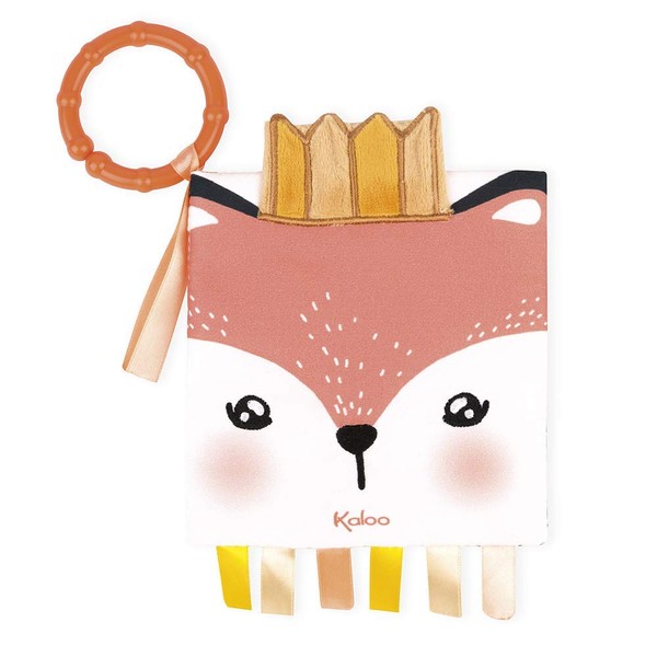 Kaloo K962782 Soft Activity Book, The Angry Fox