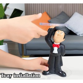 Trisquirrel Wobbly Waiter Balance Game,Martini Glasses Stacking Game,2-4 Players Fun Family Party Topple Game,Suitable for Kids and Adults