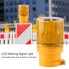 Flashing LED Warning Signal Light Solar Power Emergency Security Alarm