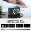 Odeokee Loud Alarm Clock FM Radio Heavy Sleepers 7 Color