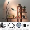 Juhefa Grow Light for Indoor Plants Growing, Gooseneck Clip-on Plant