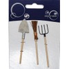FADEDA 3 x Yard Set/Height: 11 cm/Hand-Painted/Detailed Nativity Scene Figures