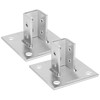 OHLECTRIC Strut Post Base Single Channel 1-5/8” (2 Pack) –