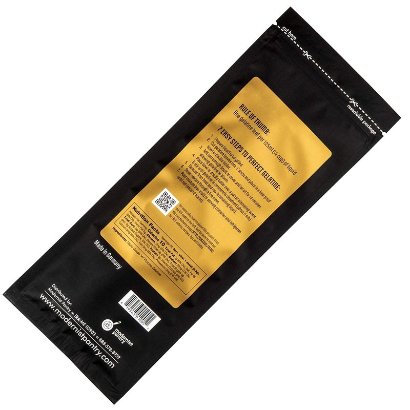 PerfectaGel Bronze Gelatin Sheets (140 Bloom) - 1kg [300 sheets]