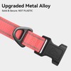 Joytale Reflective Dog Collar, Soft Neoprene Padded, Metal D-Ring, Nylon