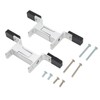 Water Pump Bracket Silver Aluminum Alloy Desktop Mounting Stand for