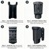 HoldMyGear Belt Clip Flashlight Holder – Compatible with Olight Marauder