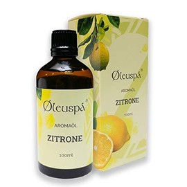 Øleuspá Massage Oil for Body & Skin Aroma Oil in Organic Quality for Muscle Relaxation - 100% Natural Bath & Welness Massage Accessories Body Oil Made in Germany 100 ml Lemon Body Oil